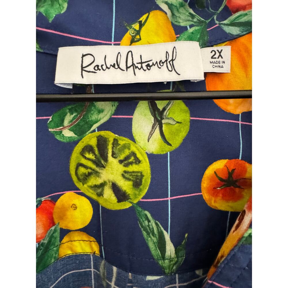 RACHEL ANTONOFF Matthew Jumpsuit HEIRLOOM TOMATO PRINT! RARE - Picture 2 of 6